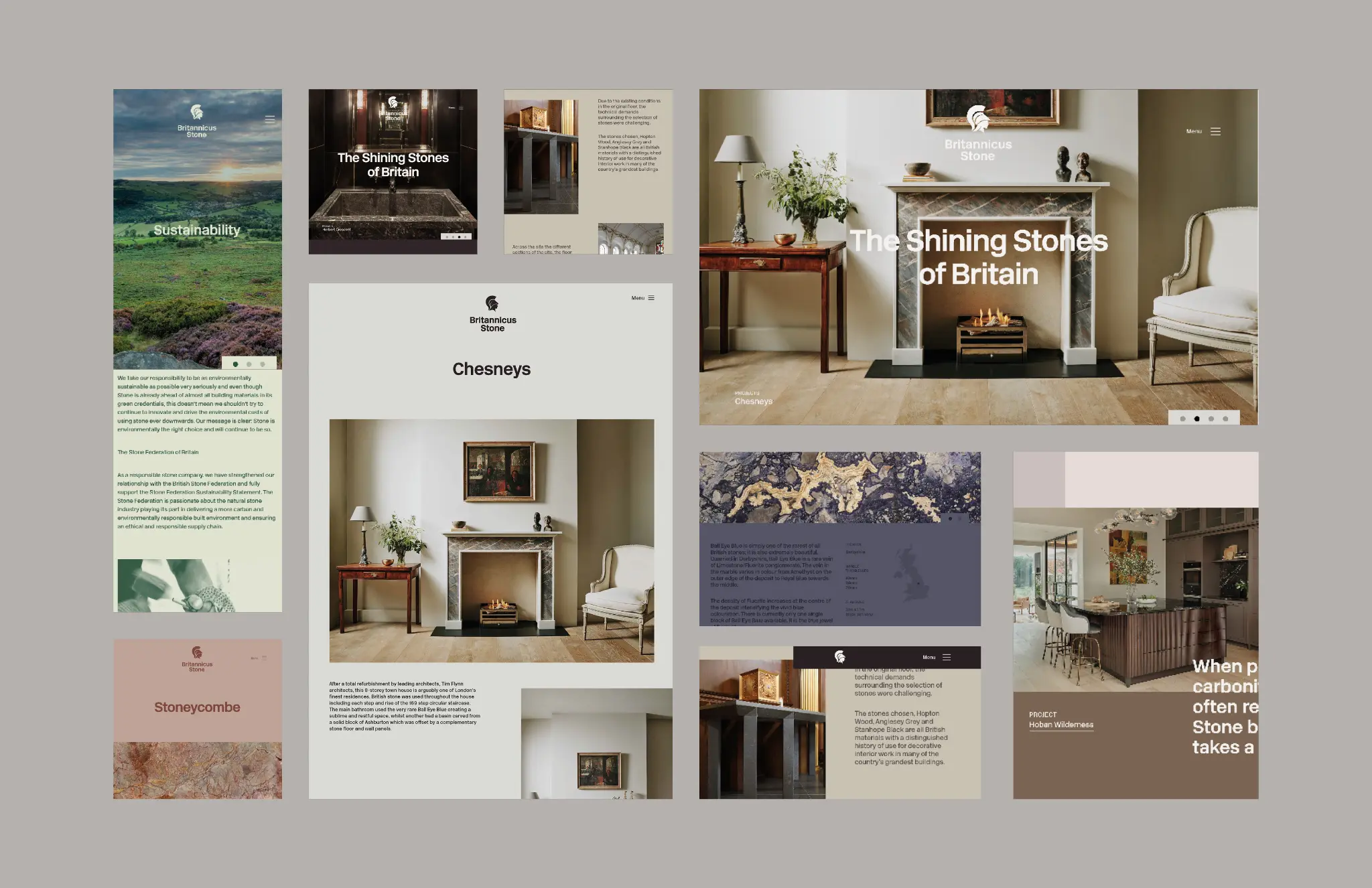 Britannicus Stone — Website & Collateral