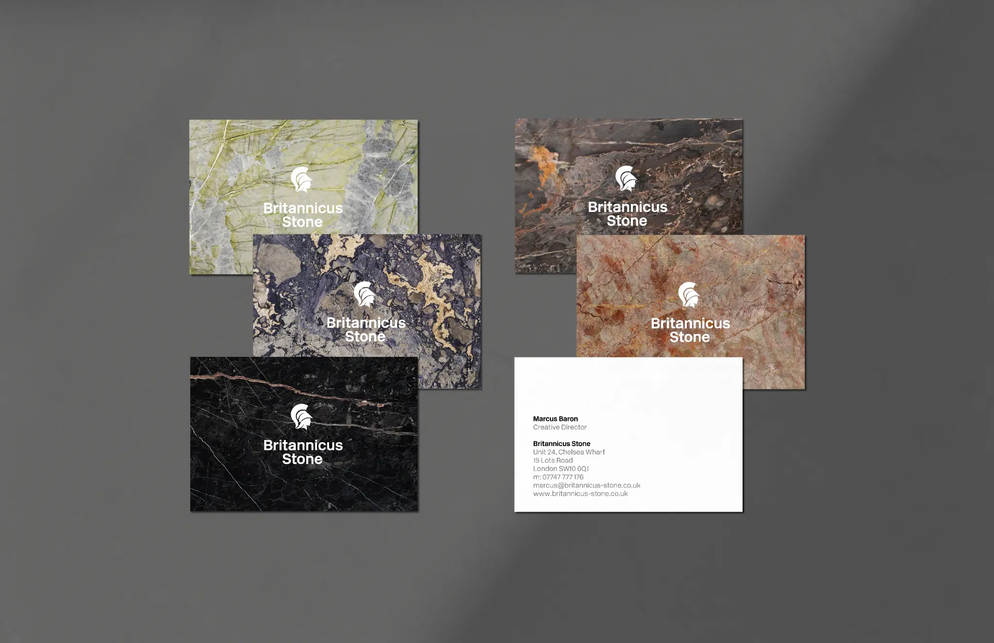 Business Cards — Stone Variants