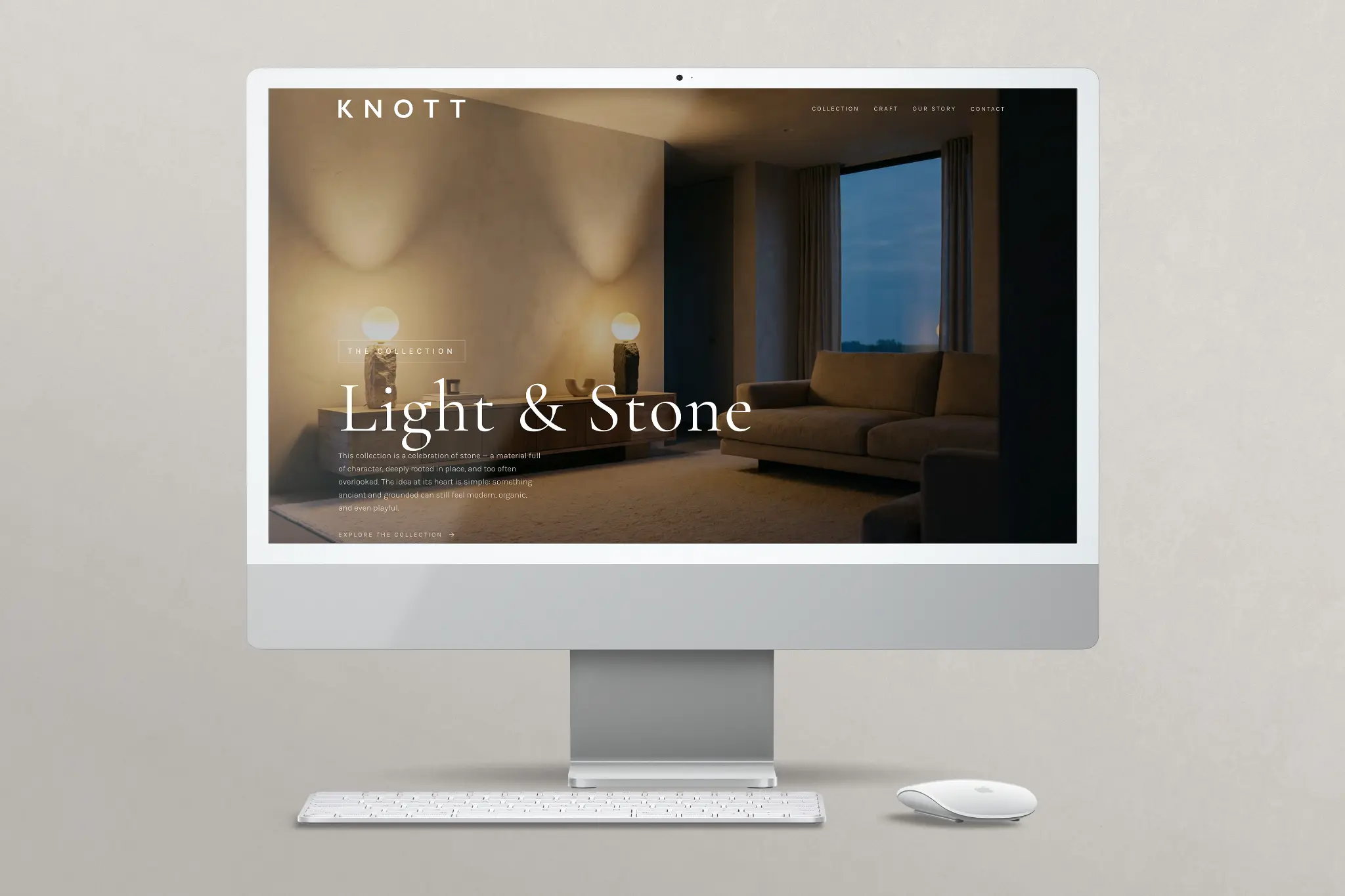 Website — Light & Stone Collection